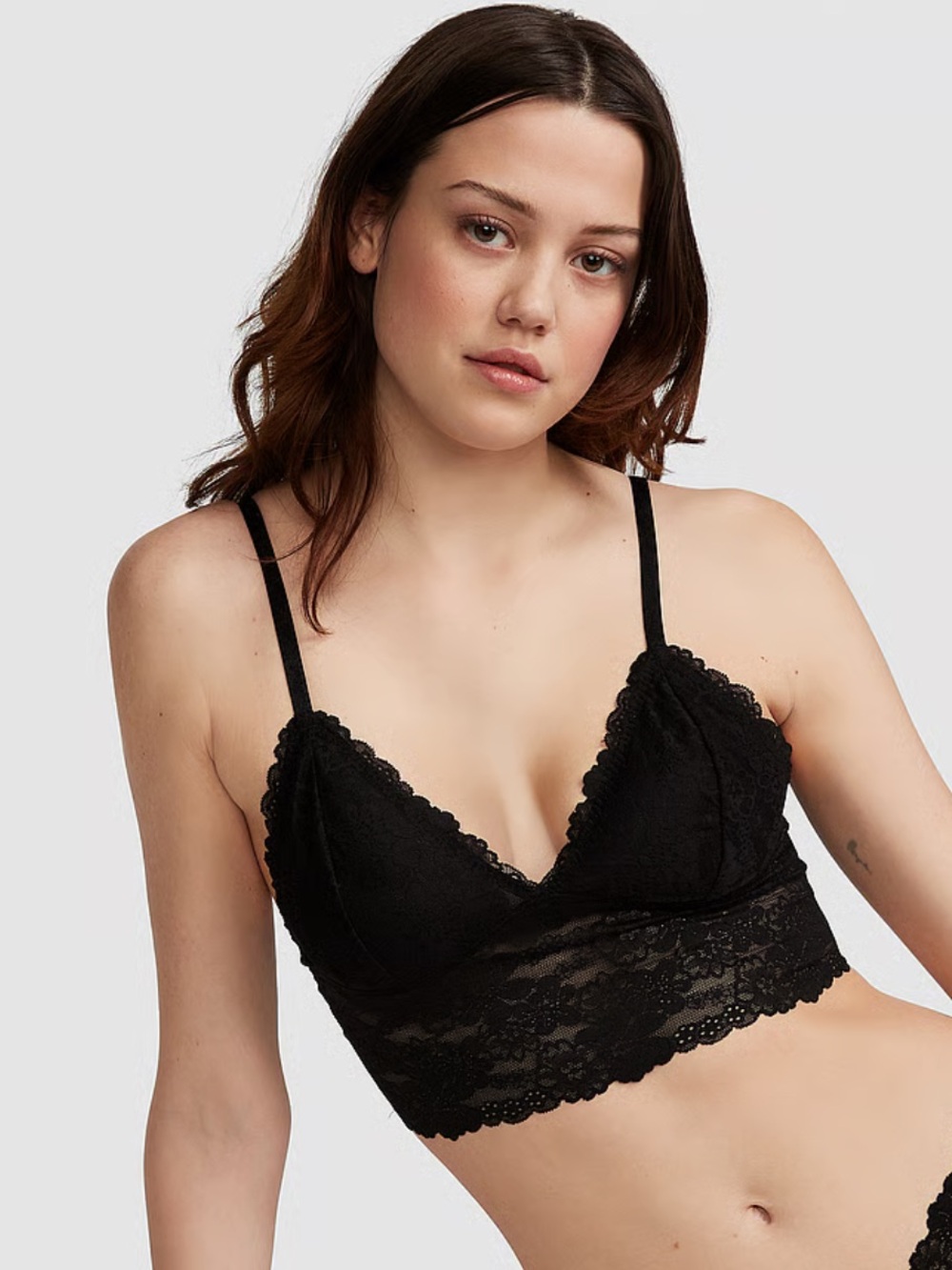 NWT Pink by Victoria’s Secret Bralette Black Size M